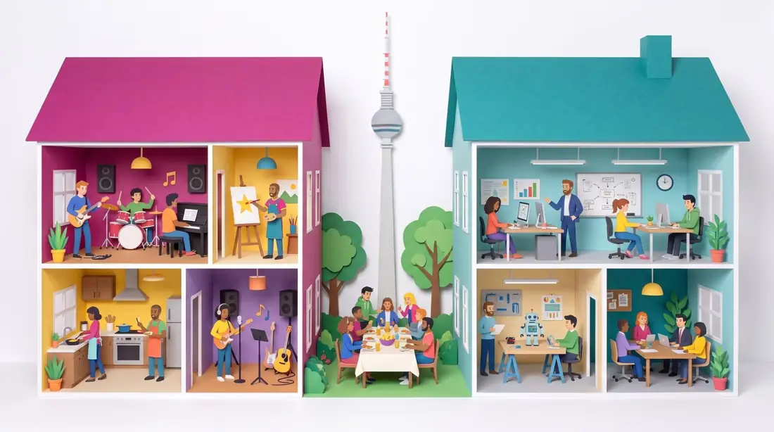 Paper-cut Creative House and Founder House in Berlin